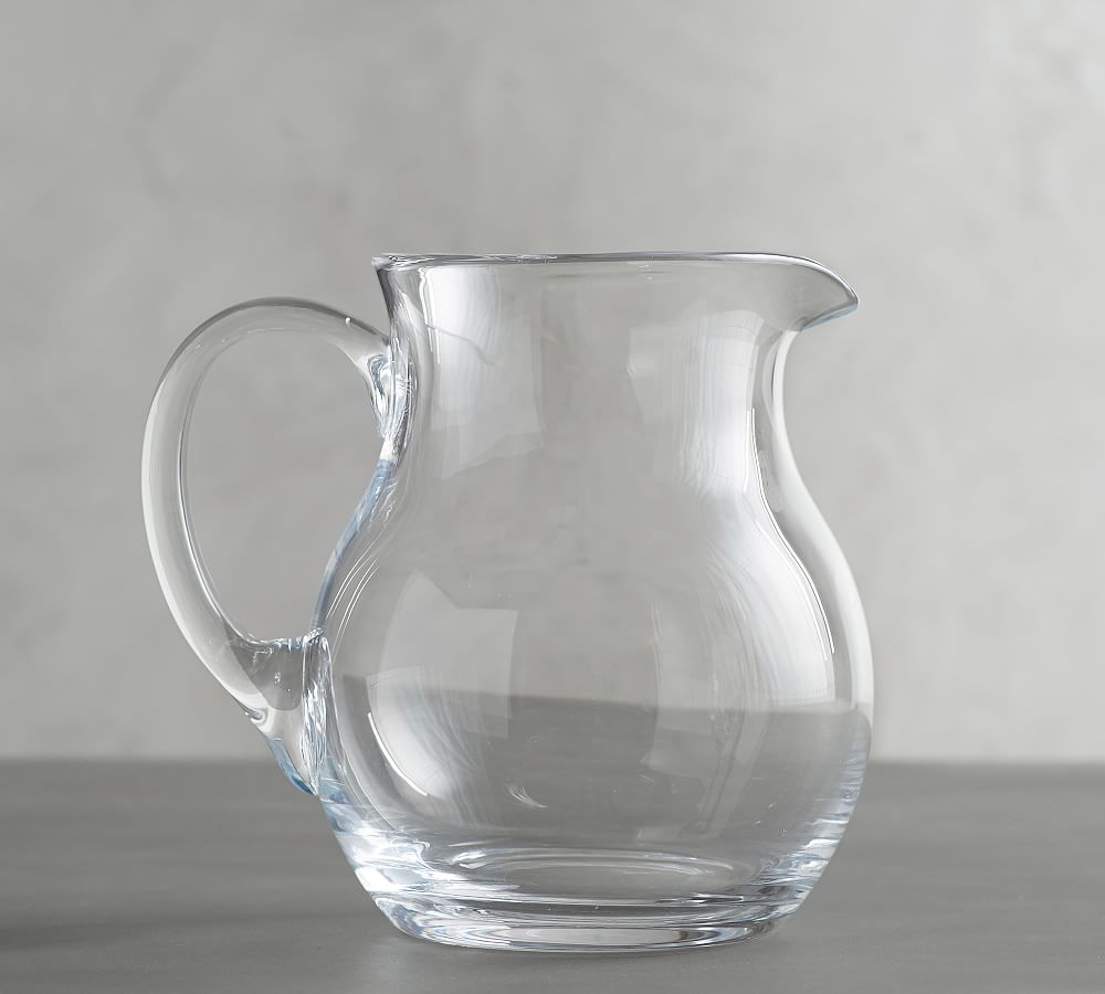 PB Basic Glass Pitcher Pottery Barn