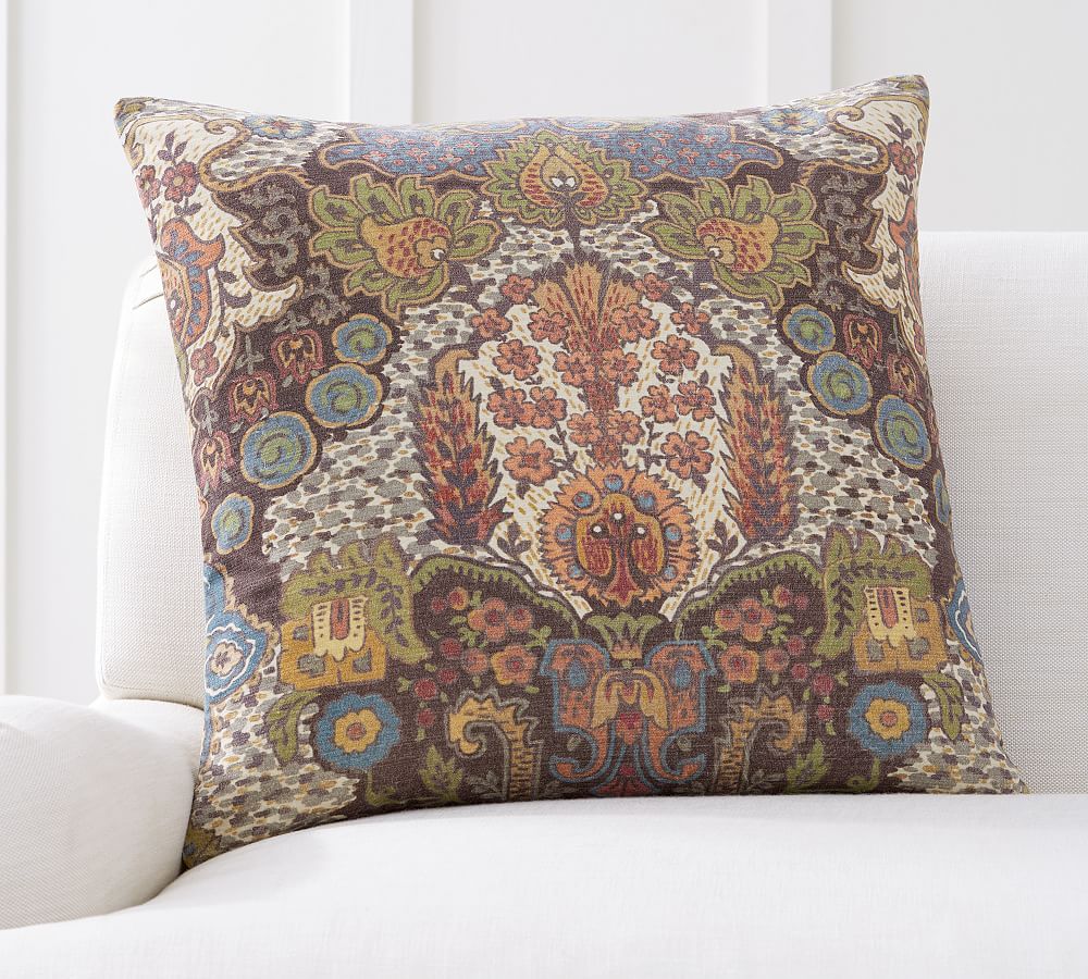 Angelina Paisley Print Decorative Pillow Cover | Pottery Barn