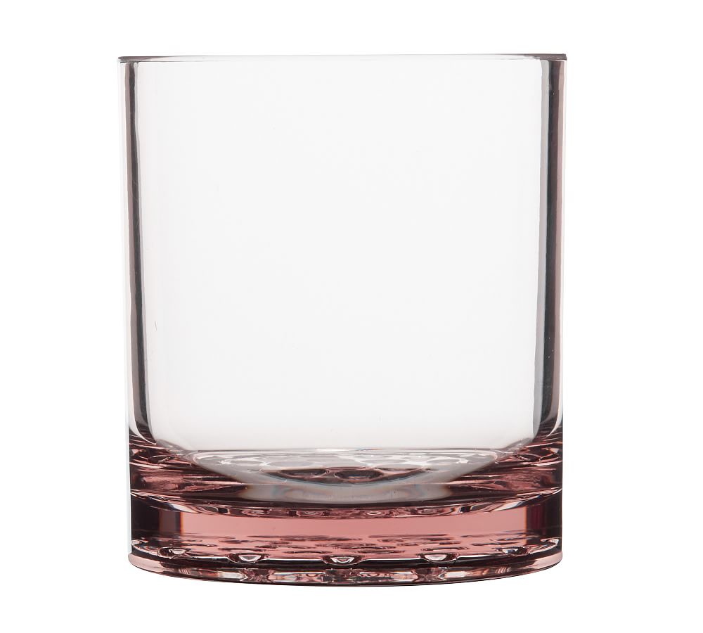 Happy Hour Acrylic Cocktail Glasses Blush Pottery Barn