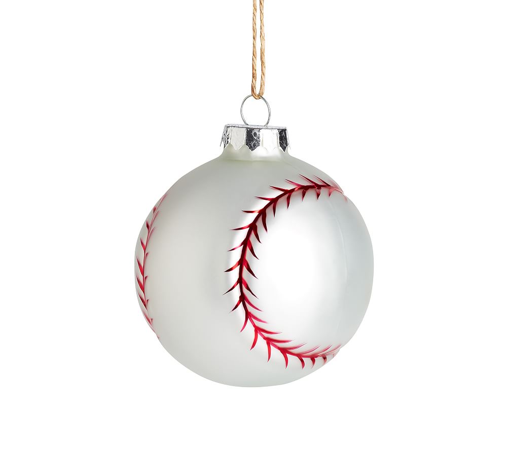 Mercury Sports Ball Christmas Ornaments | Pottery Barn