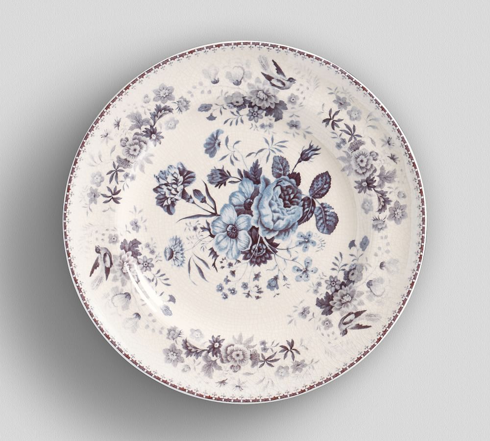 Vintage Floral Salad Plate, Set of 4 Pottery Barn