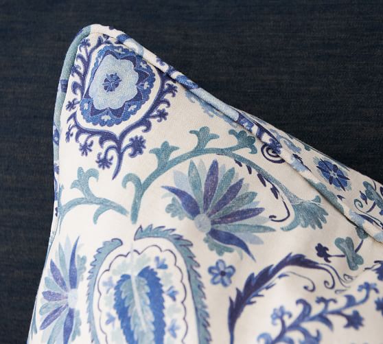 Adya Suzani Printed Pillow Cover | Pottery Barn