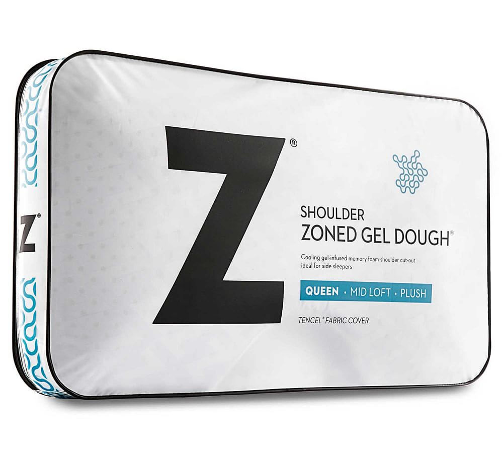 Malouf™ Shoulder Zoned Gel Dough Memory Foam Pillow Pottery Barn