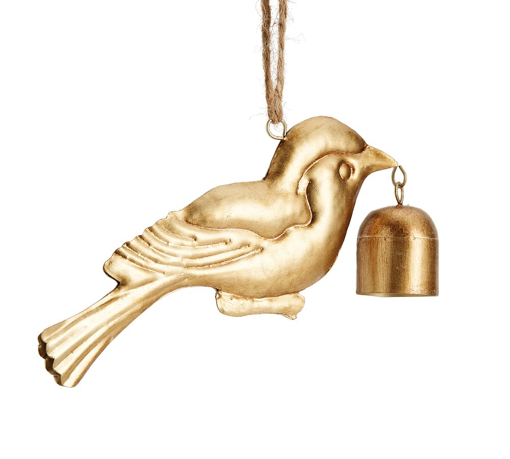 Bird with Bells Ornament | Pottery Barn