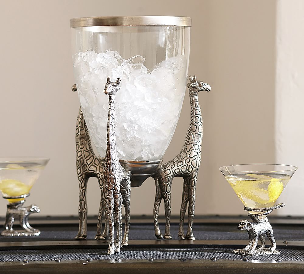 Giraffe Ice Bucket Bar Accessories Pottery Barn