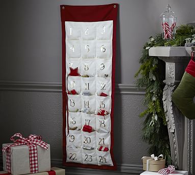 Pocket Advent Calendar | Pottery Barn