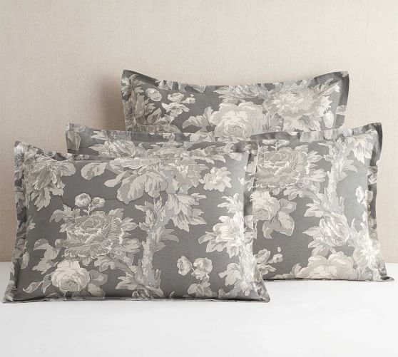 Erma Floral Print Pillow Shams Pottery Barn
