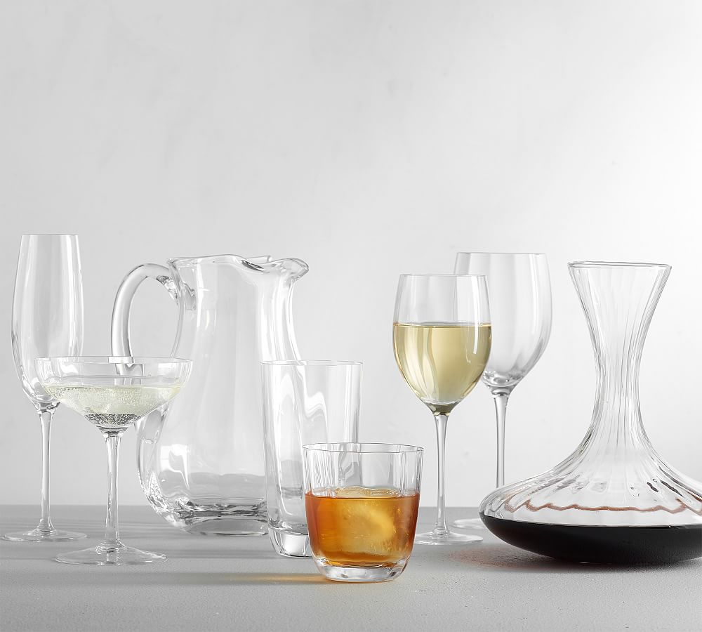 Optic Glass Pitcher Pottery Barn