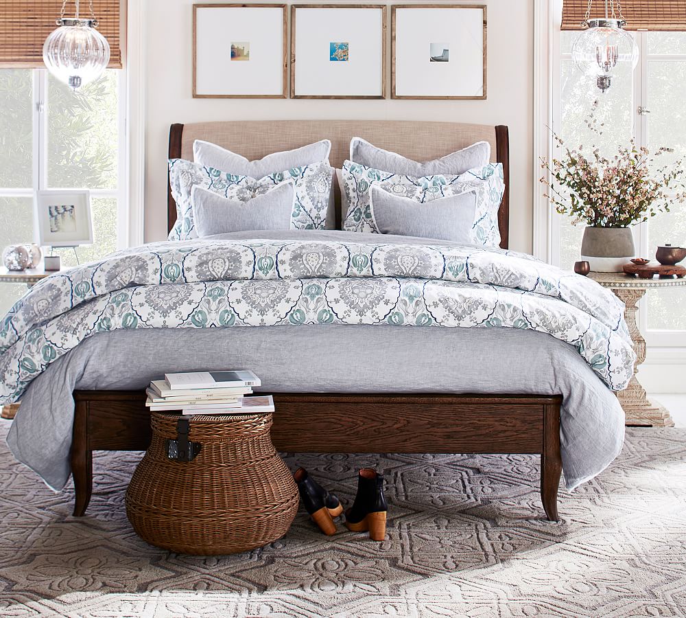 Farrah HandTufted Wool Rug Gray Pottery Barn