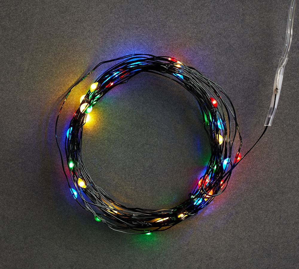 Multi Colored Mini Led String Lights Pottery Barn