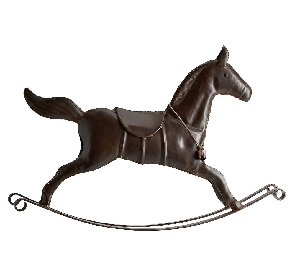 Bronze Rocking Horse Pottery Barn