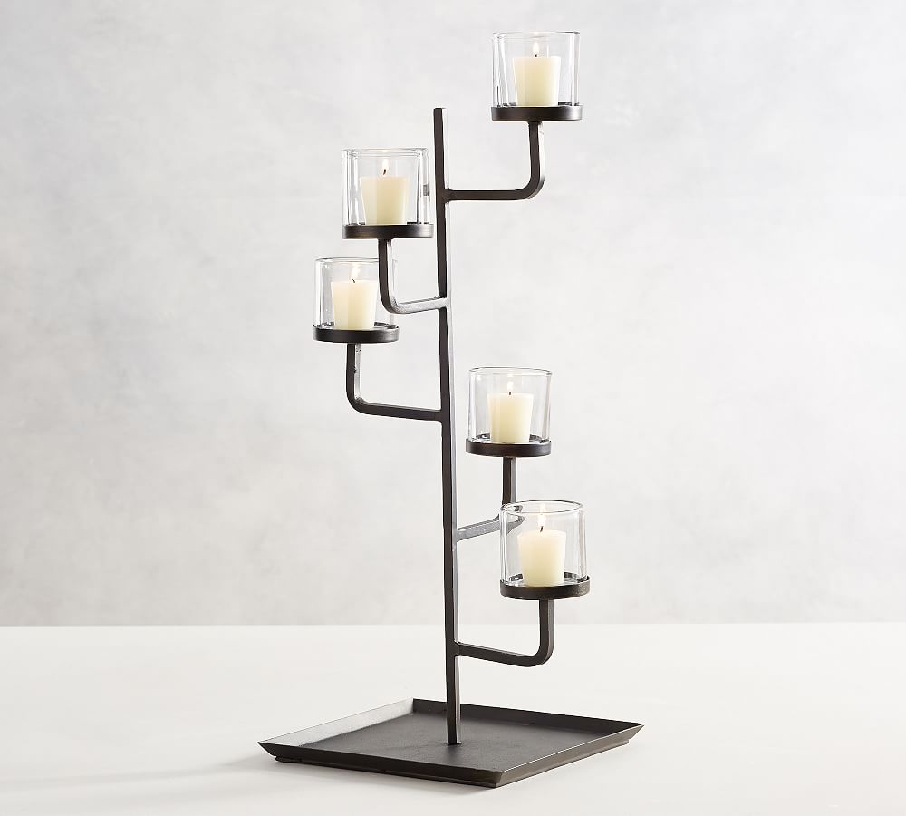 Draper Bronze Multi Votive Candle Holder Pottery Barn