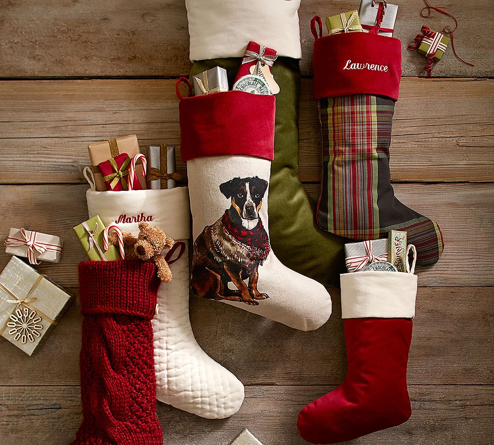 Pottery Barn Dog Stocking