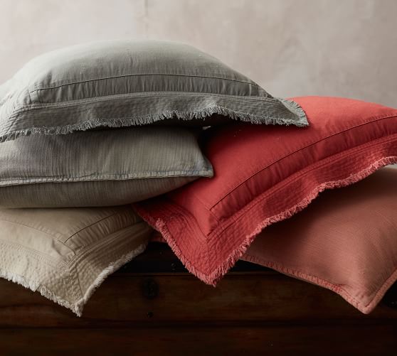 Ollie Textured Throw Pillow Cover Pottery Barn