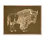 Buffalo Carved Wood Wall Art | Pottery Barn