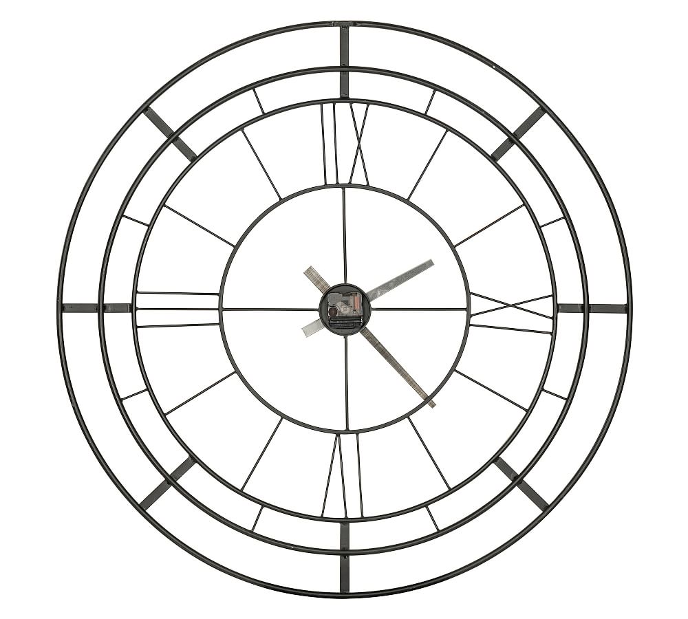 Wyatt Oversized Wall Clock 36"W Pottery Barn