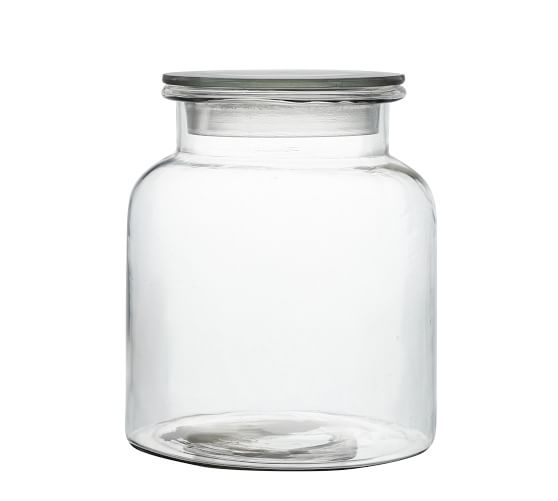 Lidded Glass Jar Pottery Barn
