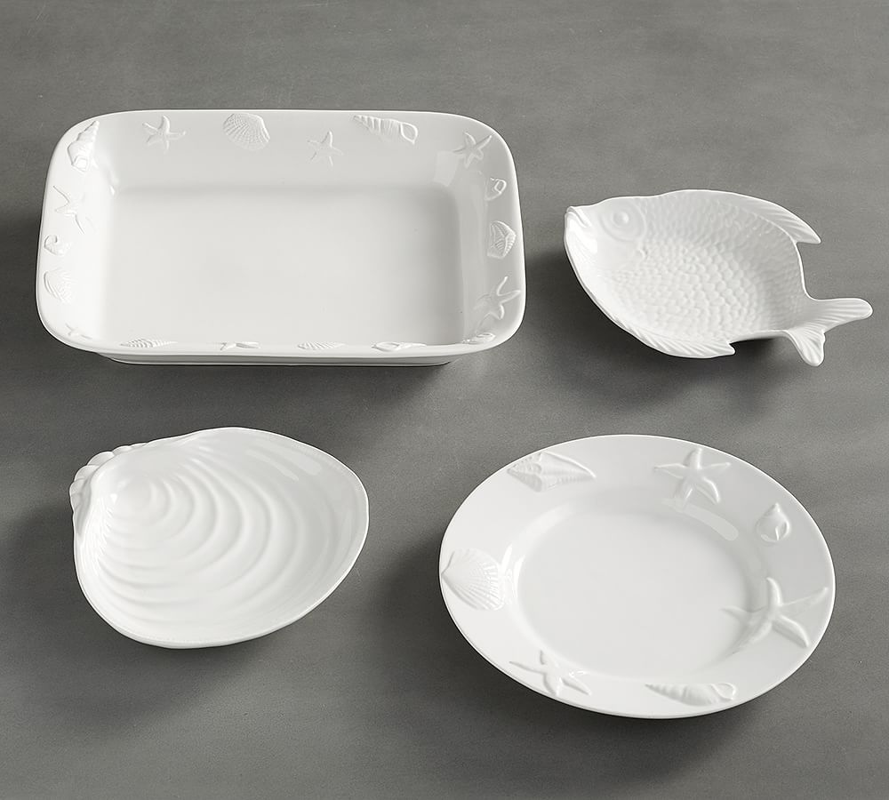 Seashore Fish Small Plate Pottery Barn