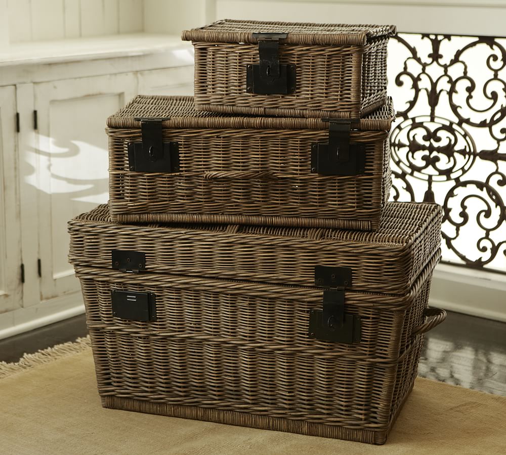 Colton Woven Trunks Pottery Barn
