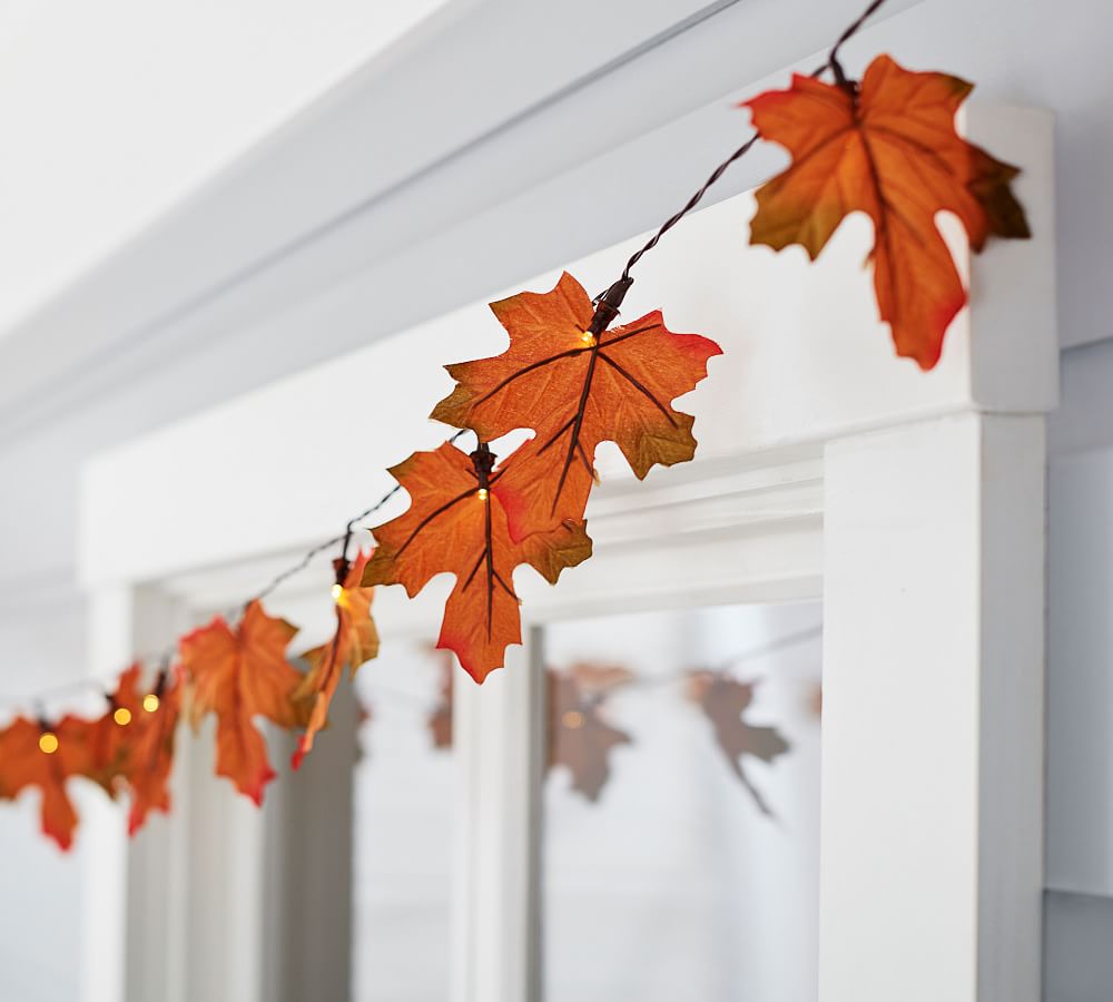 Autumn Leaf String Lights | Pottery Barn