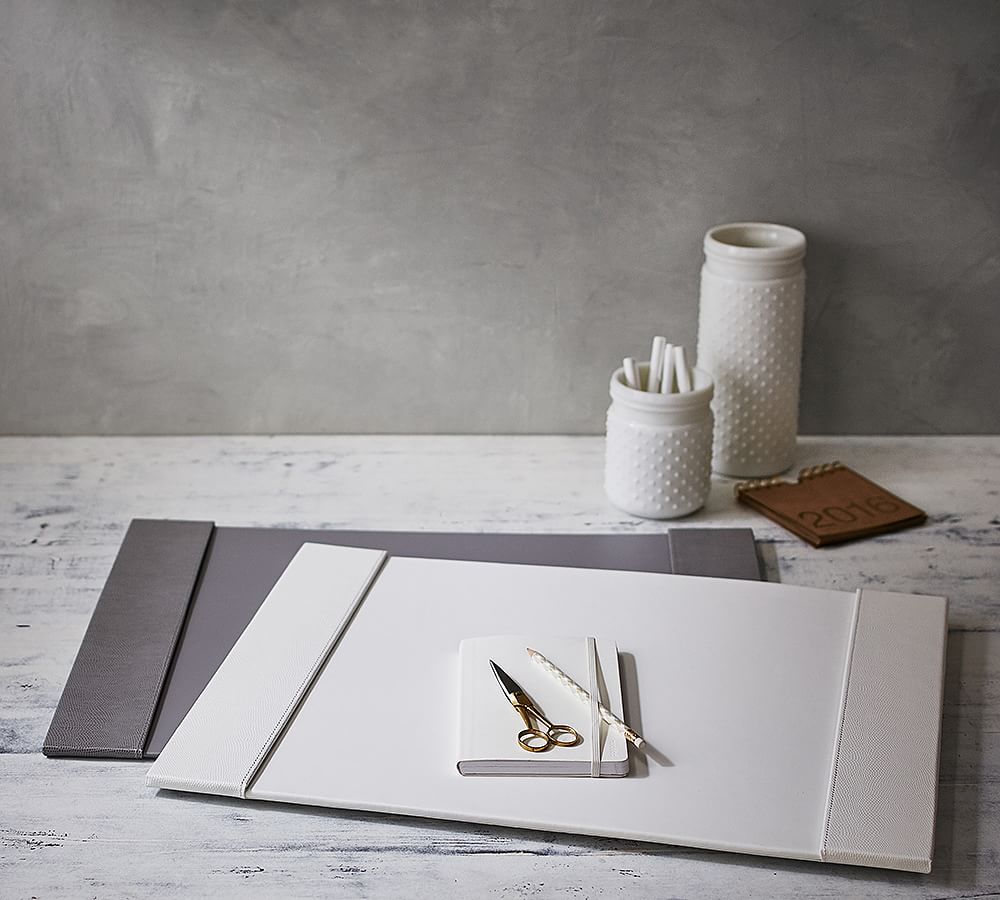 McKenna Home Office Desk Blotter Pottery Barn