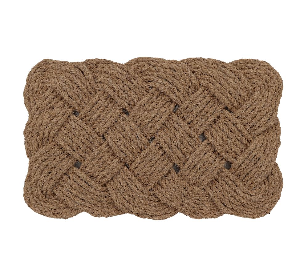 Handknotted Woven Doormat Pottery Barn