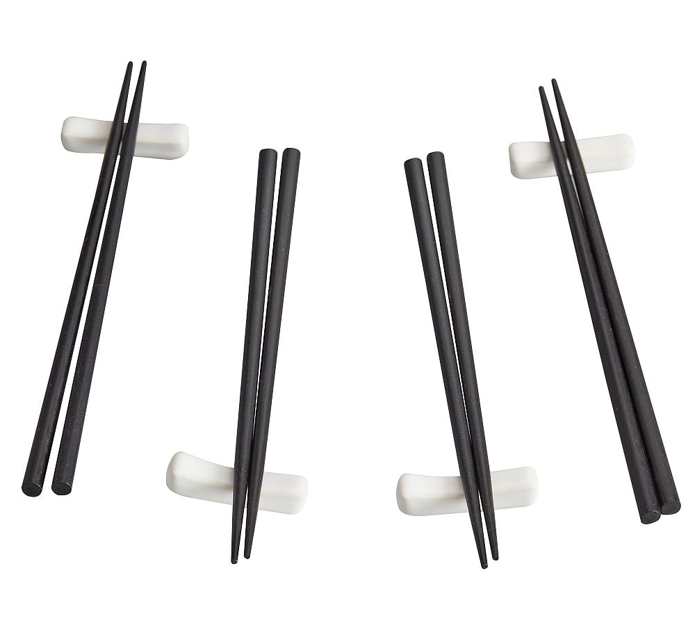 Chopsticks Set with Holders Set of 4 Pottery Barn