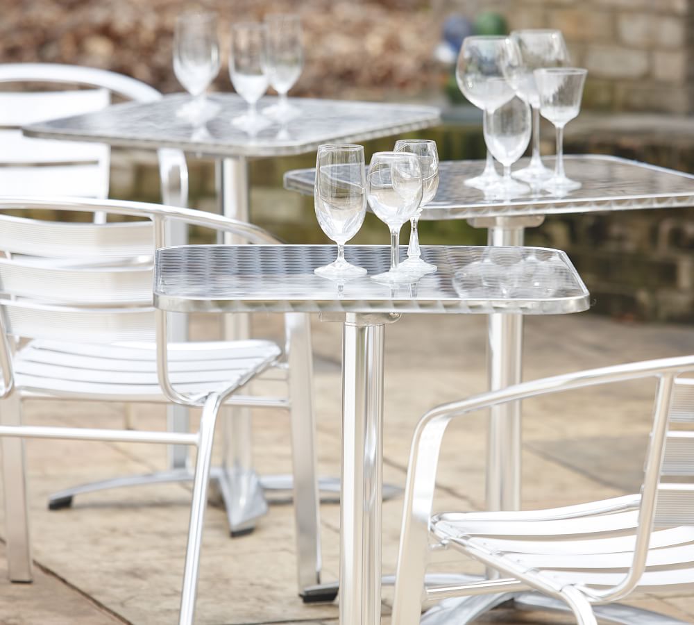 Armory 24 Outdoor Folding Metal Bistro Table Pottery Barn   Armory 24 Outdoor Folding Metal Bistro Table L 