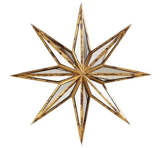 Decorative Star Wall Mirror Pottery Barn