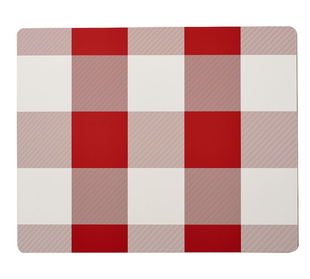 Buffalo Check Cork Placemat Pottery Barn