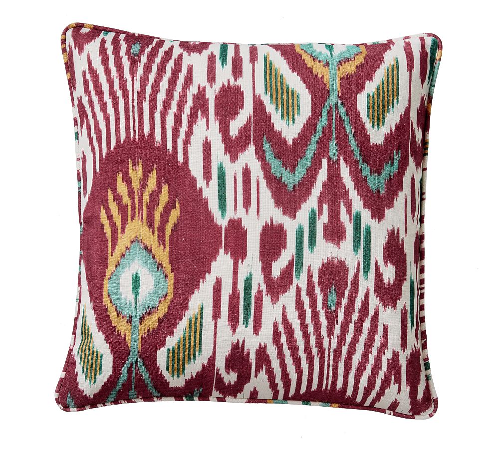 Ikat Print Decorative Pillow Cover | Pottery Barn