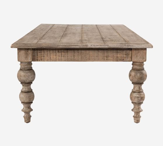 pottery barn bander dining table