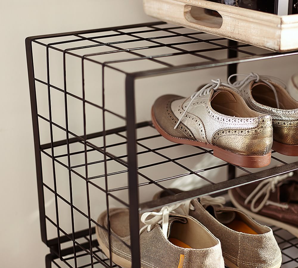 Pottery Barn Shoe Rack