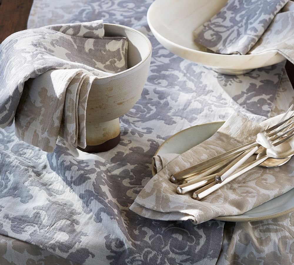 Jacquard Medallion Napkin, Set of 4 Pottery Barn