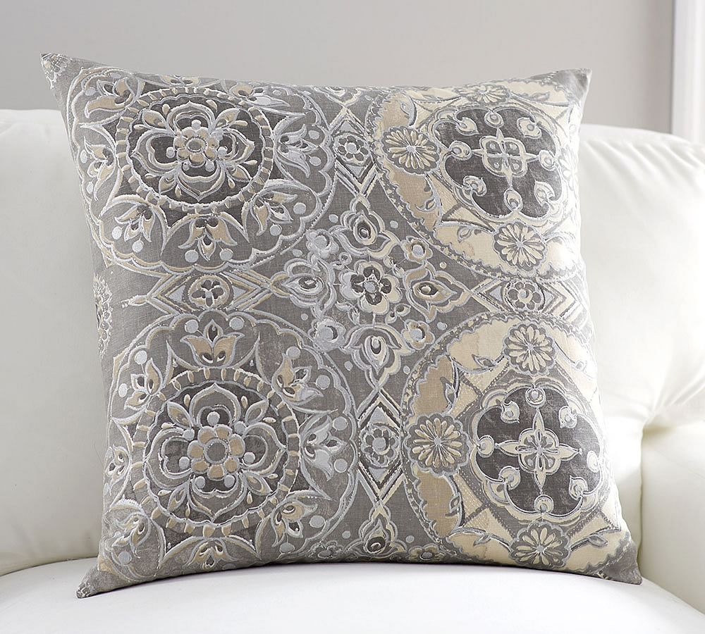Jacquelyn Print Decorative Pillow Cover Pottery Barn