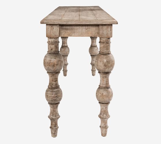 pottery barn bander dining table