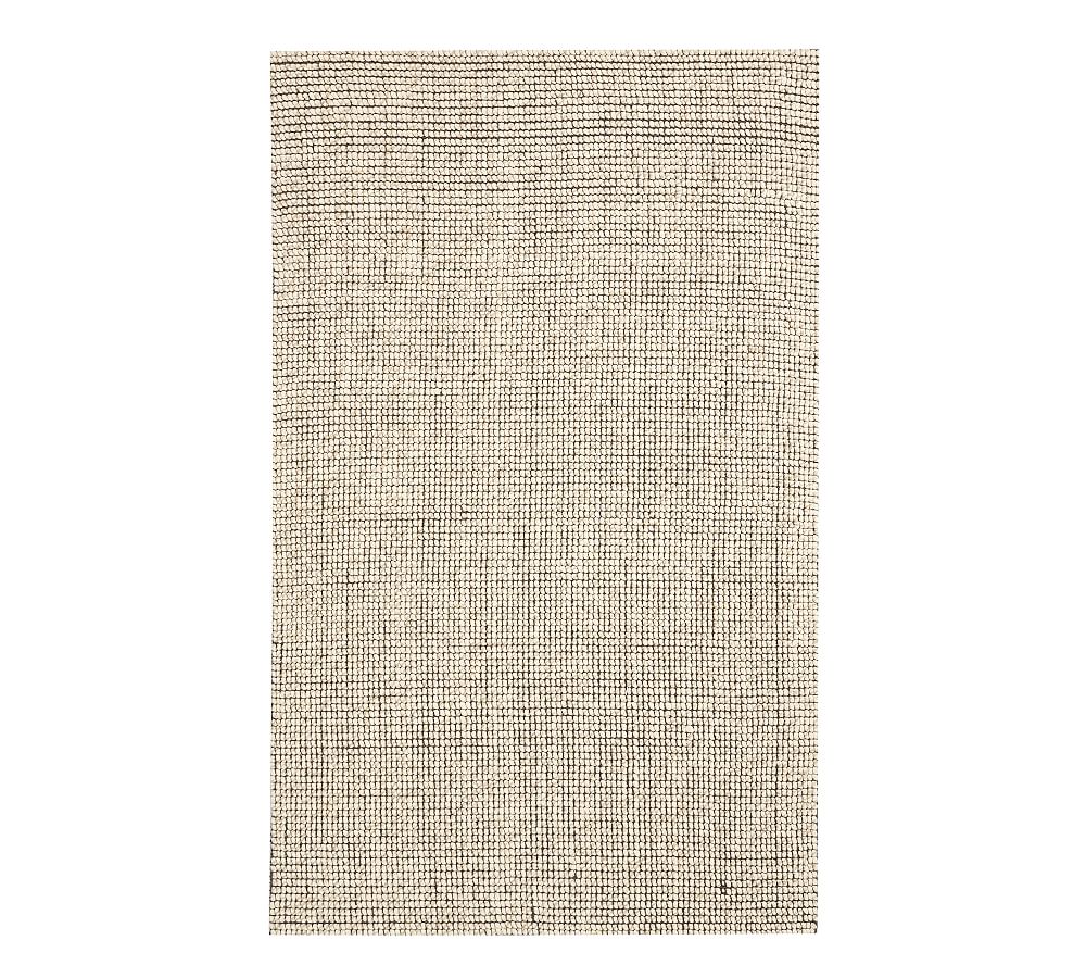 Boucle Wool Jute Rug Pottery Barn