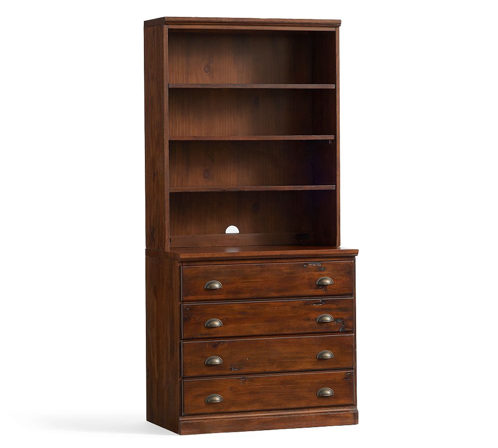 Printers Storage Bookcase Pottery Barn