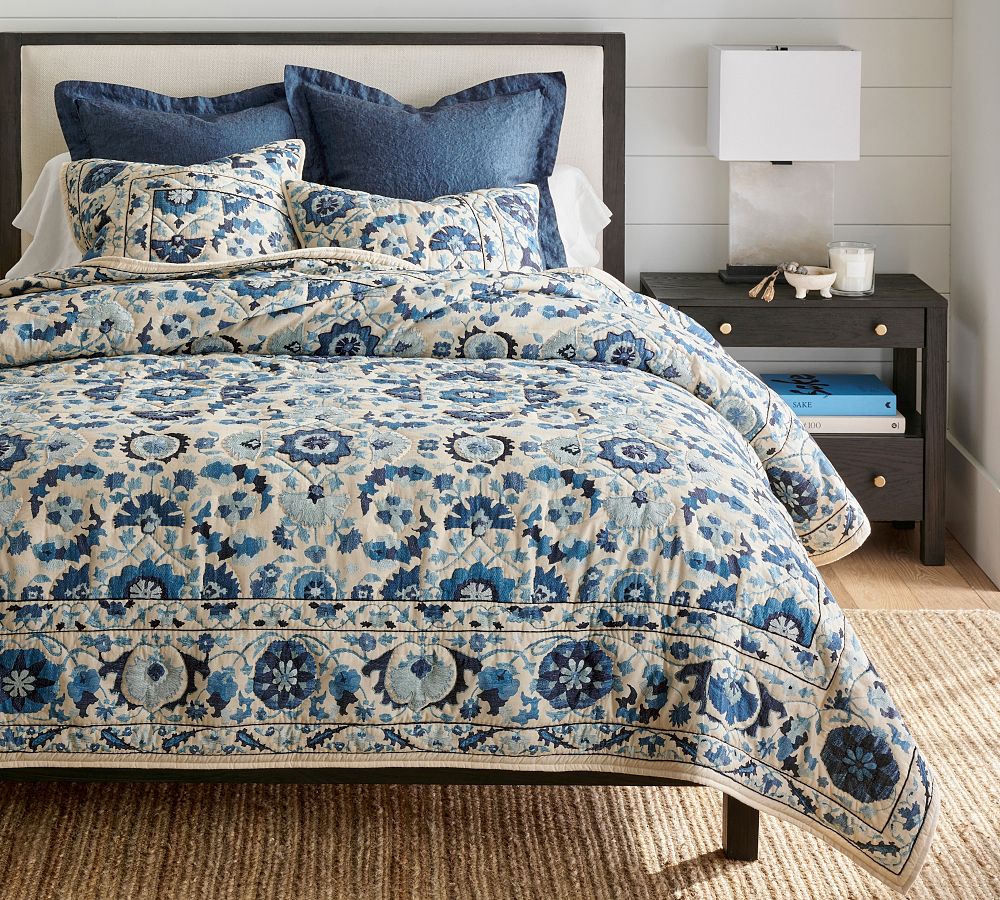 Penelope Handcrafted Quilted Sham | Pottery Barn