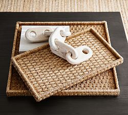 Amaya Handwoven Twisted Seagrass Tray