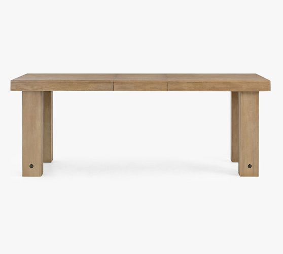 Benchwright Straight Leg Extending Counter Height Table Pottery Barn