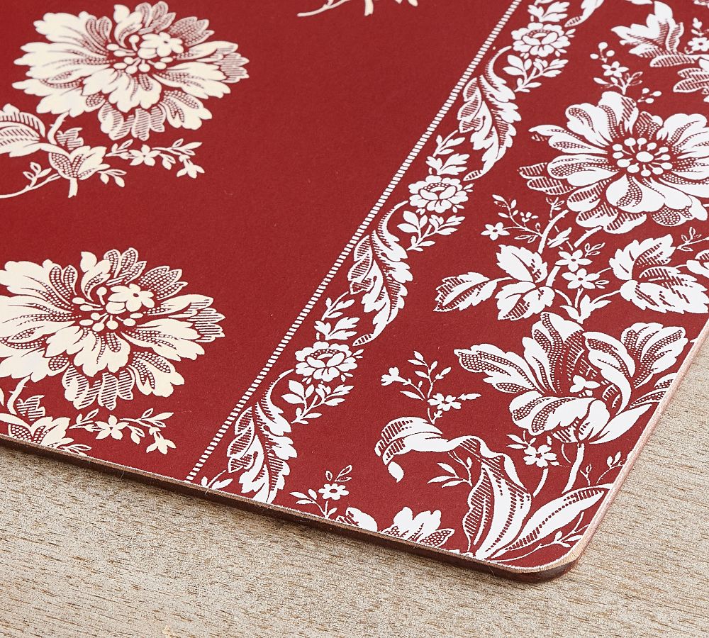 Ella Floral Cork Placemats Set of 4 Pottery Barn