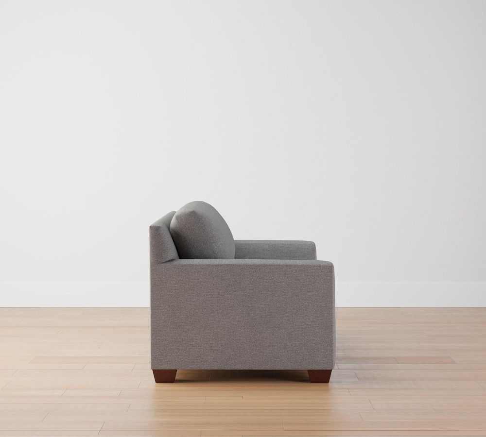 York Square Arm Upholstered Twin Sleeper Sofa Pottery Barn