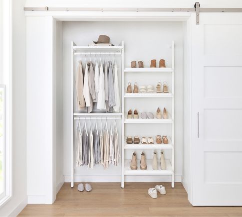 Essential Reach-In Closet by Hold Everything, 5' Hanging System with ...