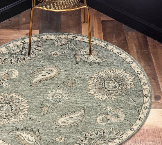 Brynn HandTufted Round Rug Pottery Barn