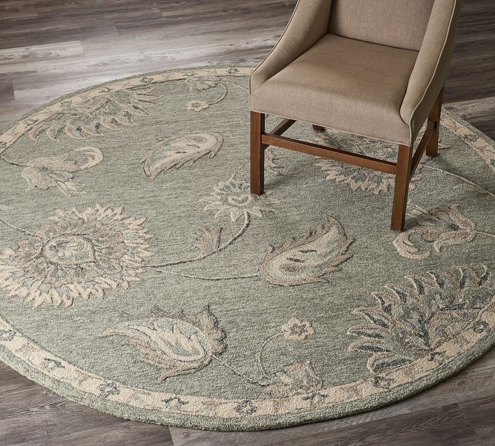 Brynn HandTufted Round Rug Pottery Barn