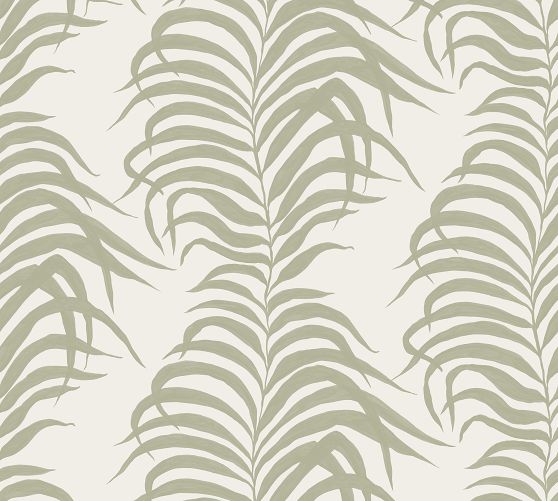 Seaweed Print Wallpaper | Pottery Barn