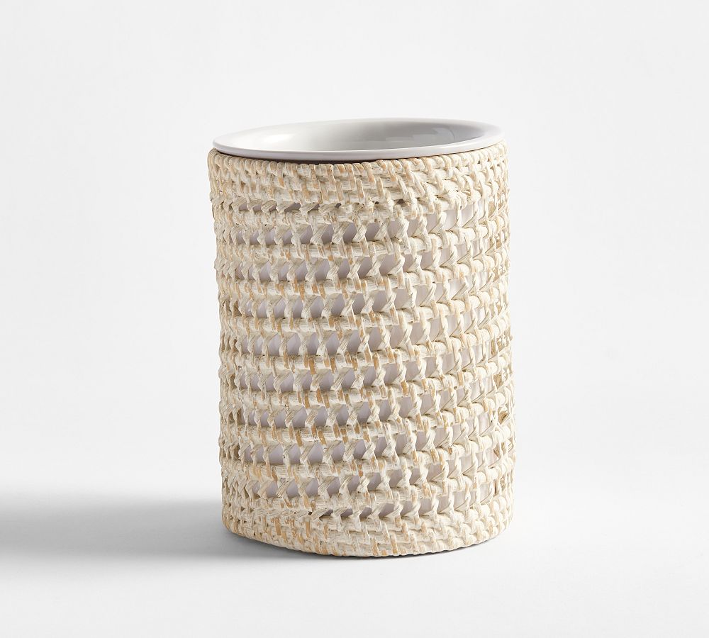 Miramar Handwoven Rattan Wine Chiller Pottery Barn