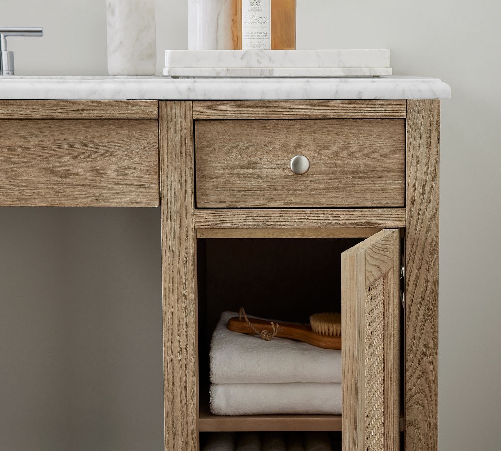 Sausalito 61" Single Wide Sink Vanity - ADA | Pottery Barn