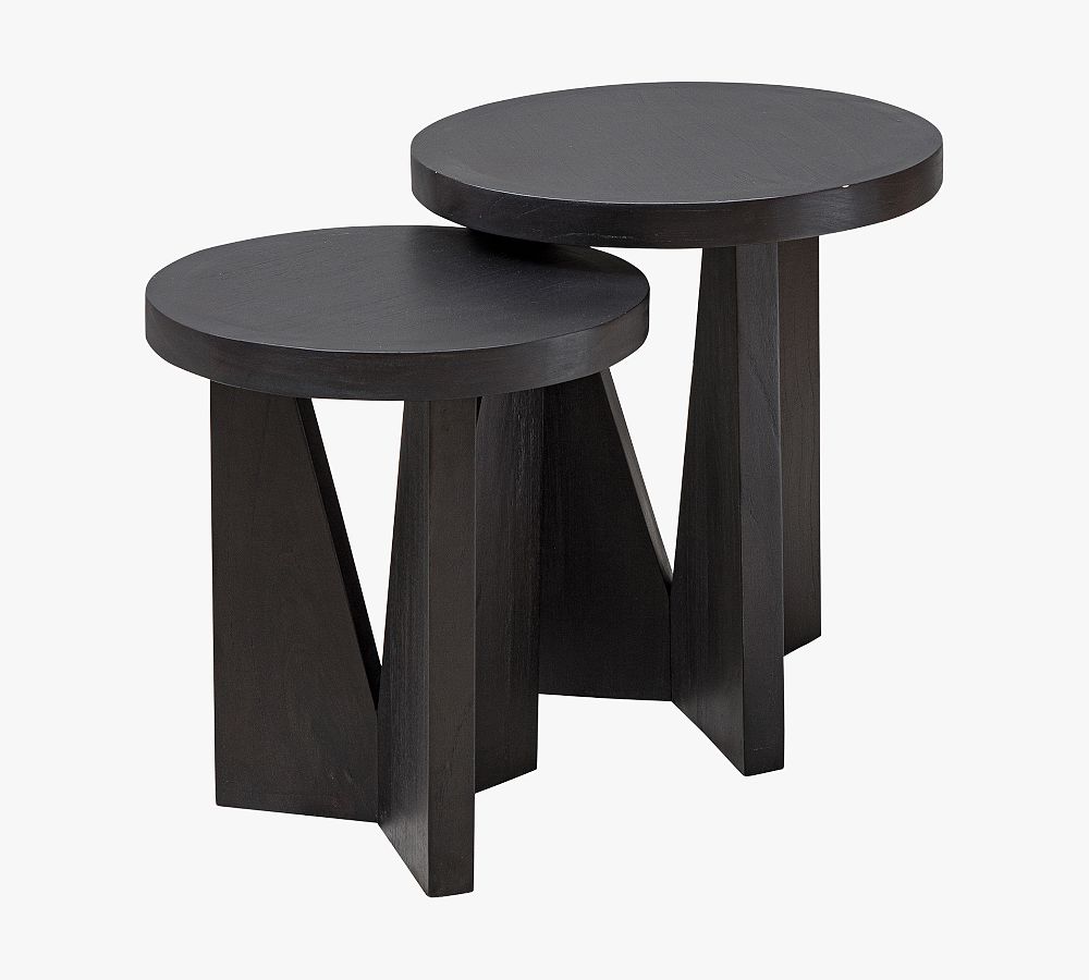 Kate Round Nesting End Tables Pottery Barn